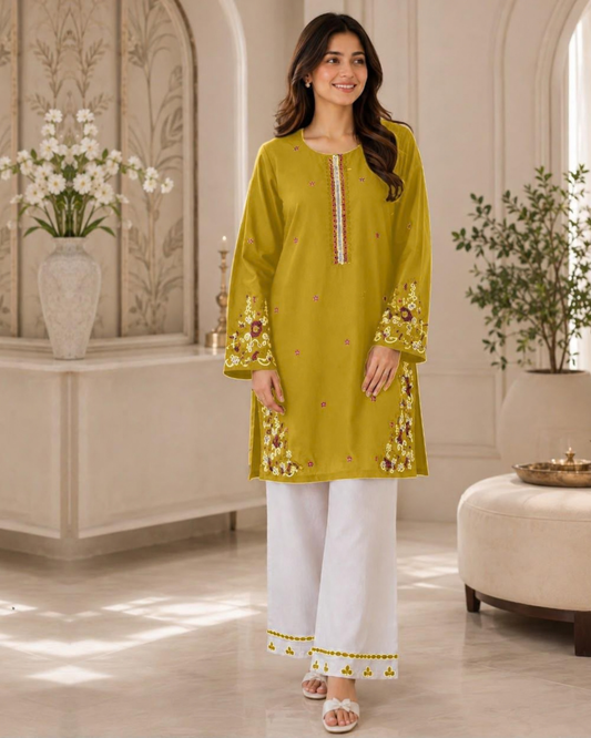 2 Piece Fershi Shalwar Suit | Winter Cotton