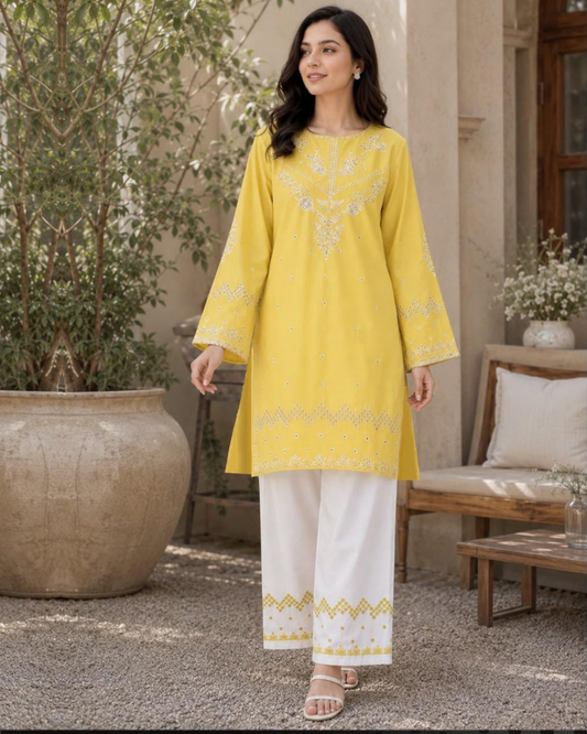 2 Piece Fershi Shalwar Suit | Winter Cotton