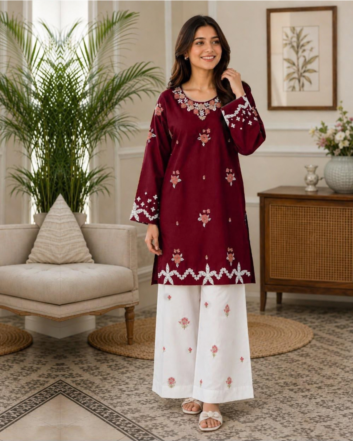 2 Piece Fershi Shalwar Suit | Winter Cotton