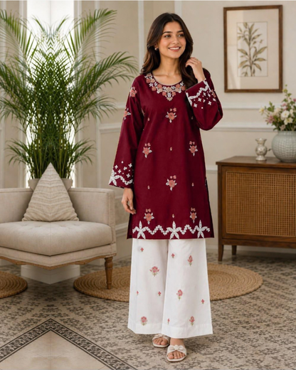 2 Piece Fershi Shalwar Suit | Winter Cotton