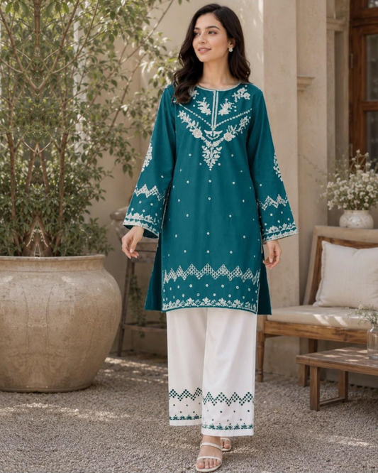 2 Piece Fershi Shalwar Suit | Winter Cotton